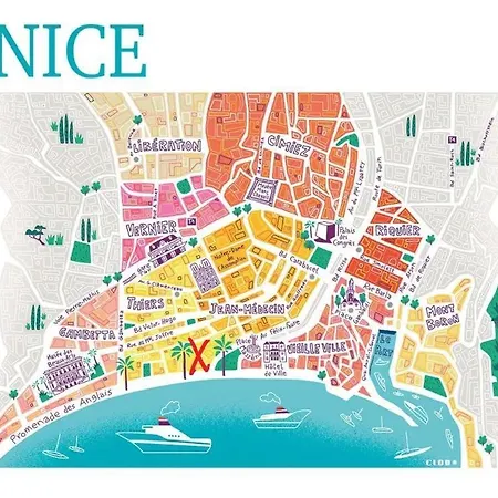 Apartament A Meyerbeer Nicea